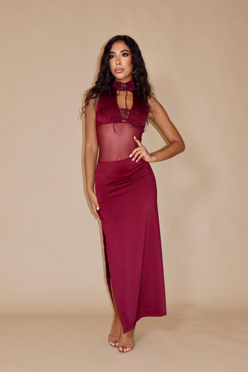 Dress Oktavia Bordeaux