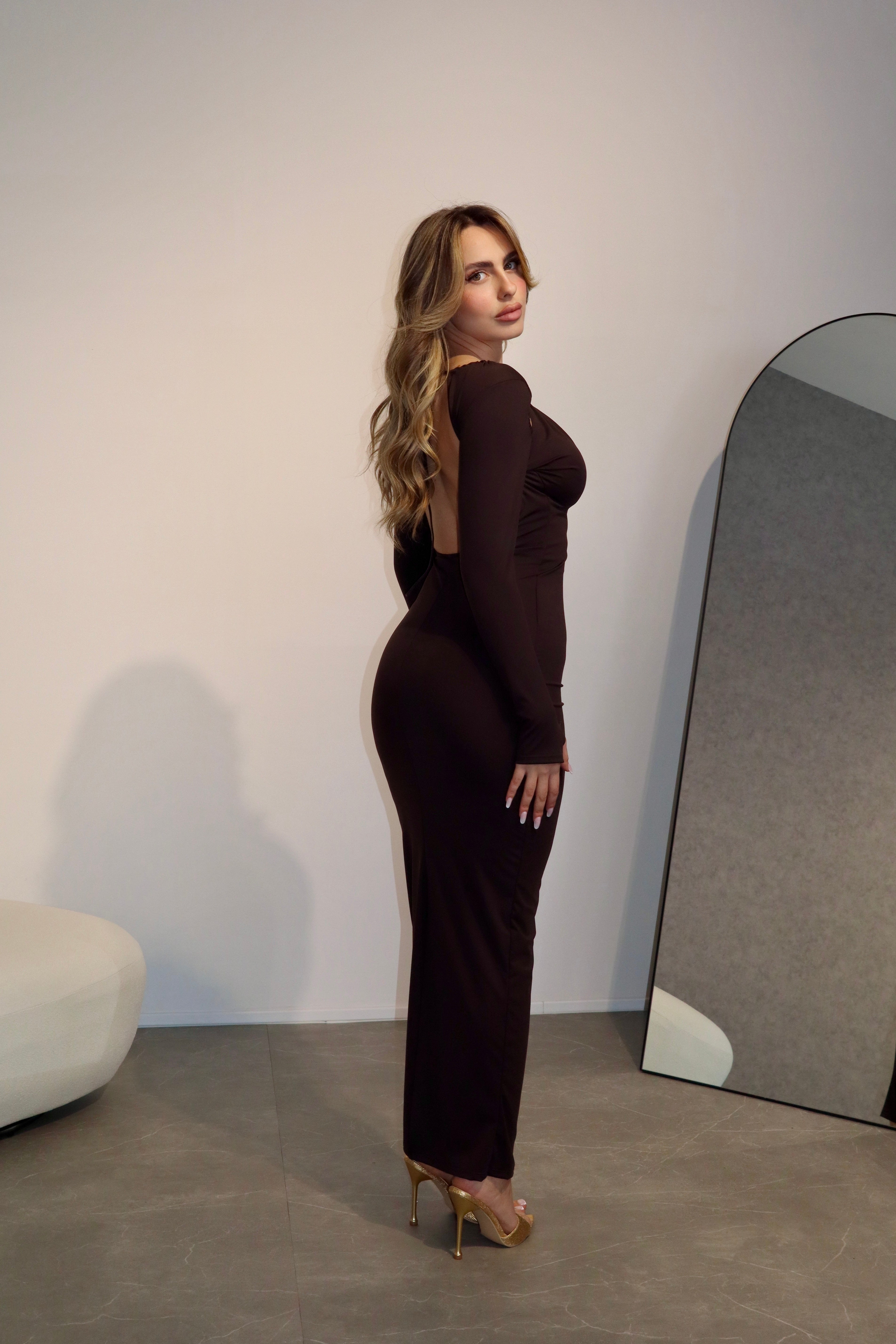 Dress Seren Brown