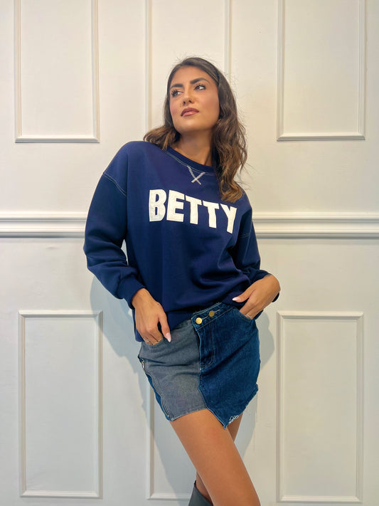 Felpa Betty Blu