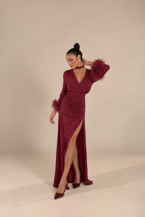 Dress Ivonne Bordeaux